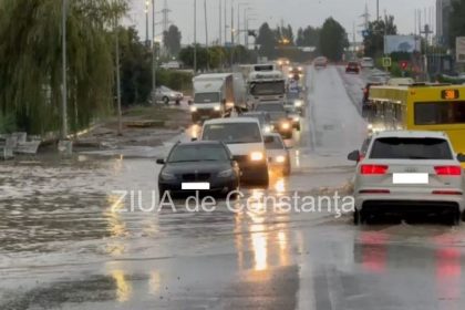 circulatie dificila pe bulevardul aurel vlaicu din constanta din cauza ploii fotovideo 66d2aa12cef36