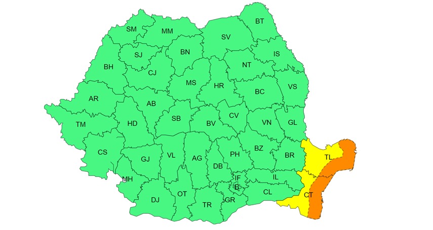 cod portocaliu de ploi in judetul constanta si cod galben in dobrogea 66d1723d6c222