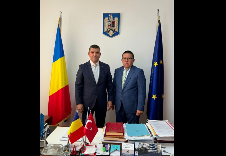 consulul general al republicii turcia la constanta emre yurdakul in vizita la muftiatul cultului musulman din romania 66ceb8f2b1327