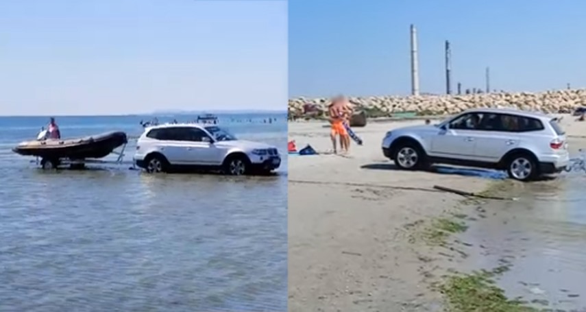 cu masina bmw la plimbare pe mare si pe plaja video 66b9b28d3ad3a