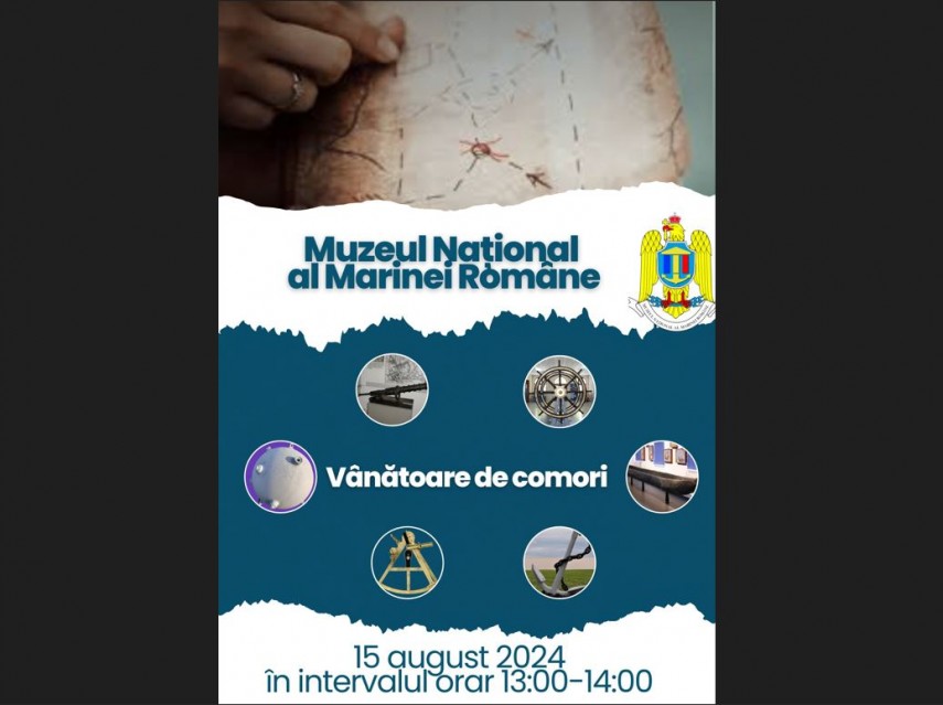 muzeul national al marinei romane organizeaza o vanatoare de comori de ziua marinei 66b9c79b0a8fa