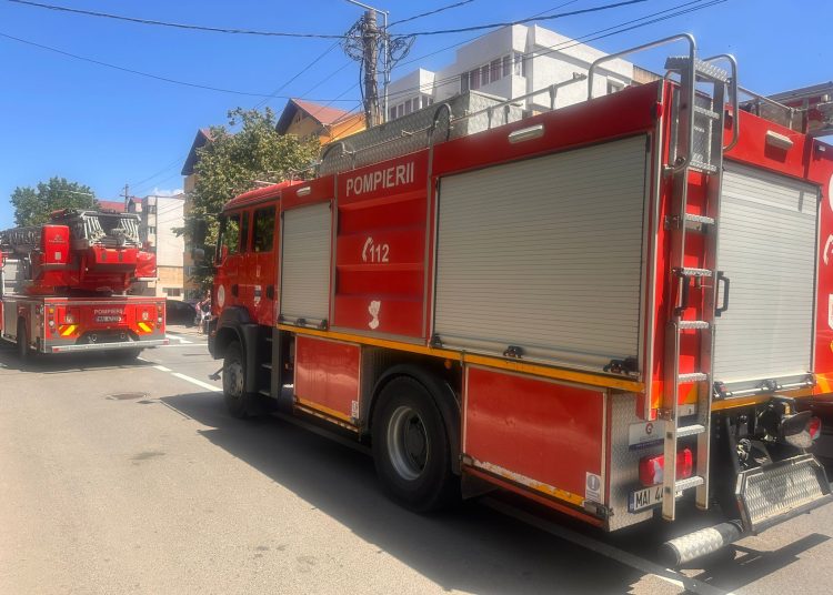 pompierii au intervenit pentru stingerea unui incendiu ce se manifesta la un autocamion in navodari 66c5ad78d2612