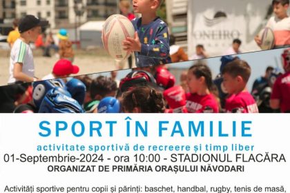 primaria orasului navodari va invita la cea de a doua editie a evenimentului sport in familie 66cee0333be53