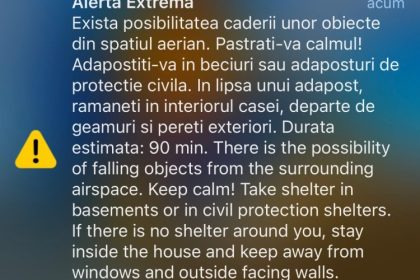 ro alert locuitoriii din tulcea au fost anuntati ca bucati de drone ar putea cadea pe teritoriul romaniei 66c827803f6aa