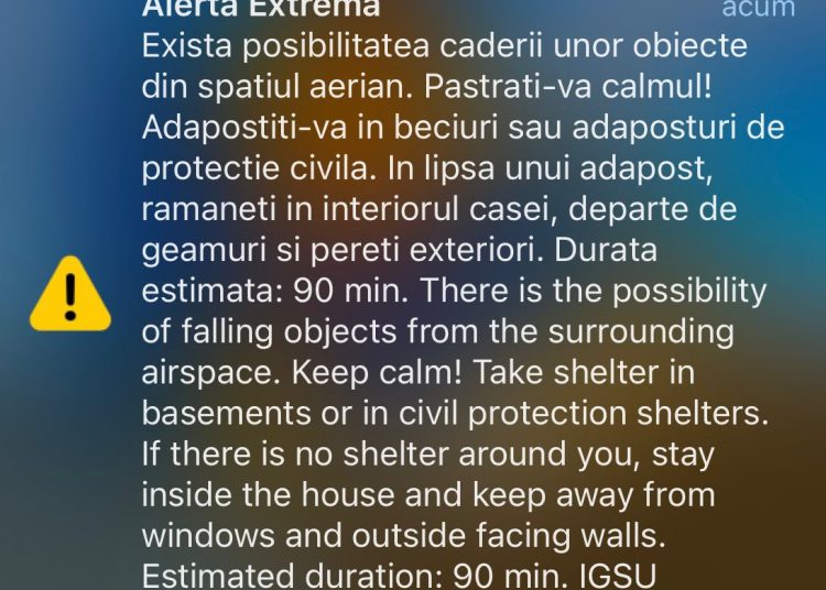 ro alert locuitoriii din tulcea au fost anuntati ca bucati de drone ar putea cadea pe teritoriul romaniei 66c827803f6aa