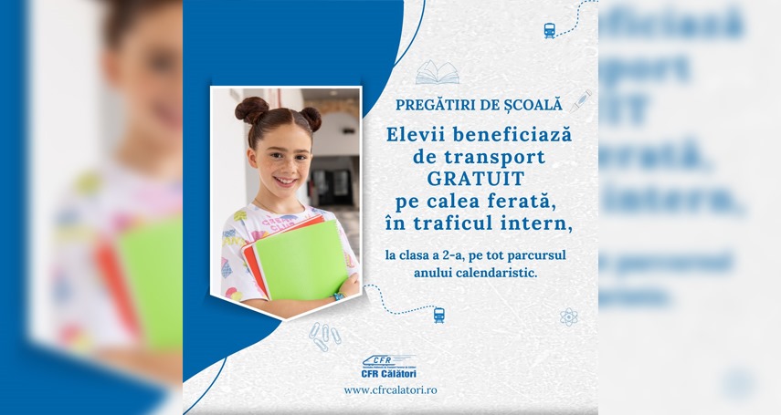 facilitati acordate elevilor la calatoria cu trenul 66d832cd3e9e7