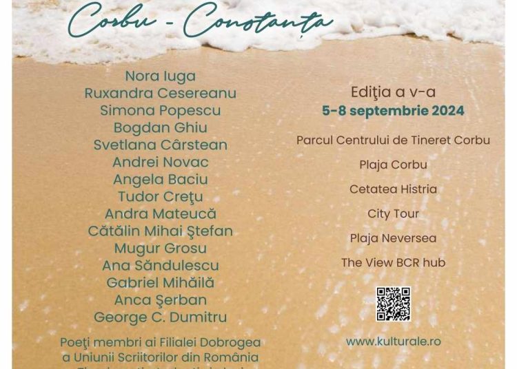 festivalul poezie la nisip corbu constanta a ajuns la editia a v a 66d825903fd48