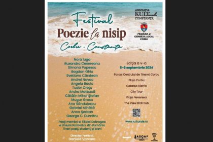 festivalul poezie la nisip gazduit de constanta si corbu in ce perioada se desfasoara 66d6c76081621