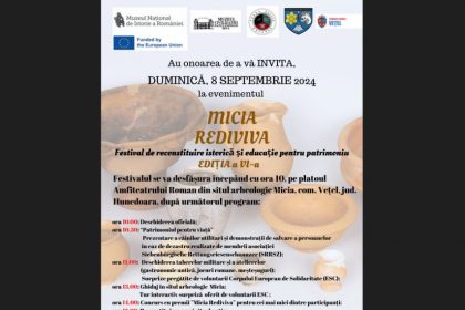 muzeul national de istorie a romaniei organizeaza micia rediviva festival de reconstituire istorica si educatie pentru patrimoniu 66d80d0ad89b8