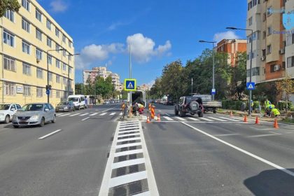 primaria constanta a amenajat doua scuaruri mediane la trecerile de pietoni de pe bulevardul 1 mai si pe soseaua mangaliei 66f3e975d3763