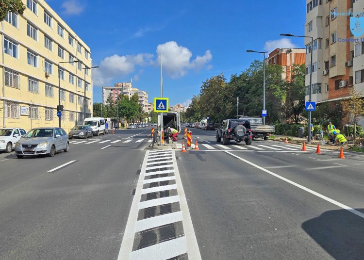 primaria constanta a amenajat doua scuaruri mediane la trecerile de pietoni de pe bulevardul 1 mai si pe soseaua mangaliei 66f3e975d3763