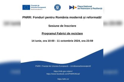 programul fabrici de reciclare se prelungeste prima runda de atragere de fonduri 66dff2c99a6b4