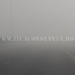 se circula in conditii de ceata pe tronsonul cernavoda constanta al autostrazii a2 66e3d34b16da5