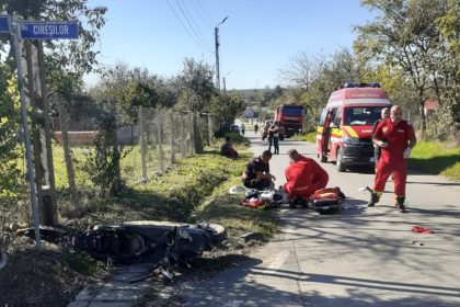 accident rutier la chirnogeni a intervenit elicopterul smurd 6718e45926273