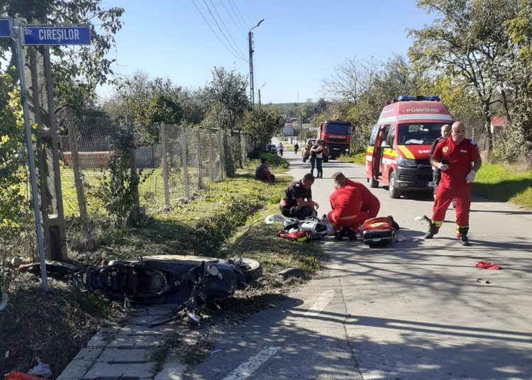 accident rutier la chirnogeni a intervenit elicopterul smurd 6718e45926273