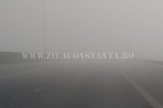 atentie soferi se circula in conditii de ceata densa pe autostrada a2 bucuresti constanta 66ff7d78884a9