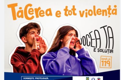 campania politiei romane tacerea e tot violenta vocea ta e solutia 66ffcaf09dc14