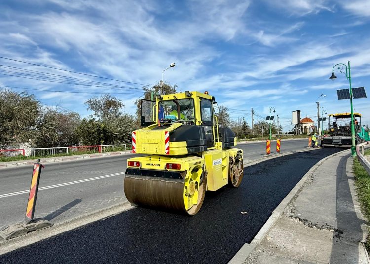 chelaru refacem prima banda de circulatie dintre sensul giratoriu penny si podul peste canal ne cerem scuze soferilor pentru disconfortul creat in trafic 6706f88ab93a0