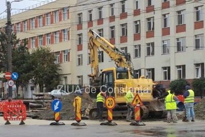 excavator rasturnat in zona baba novac trafic ingreunat pentru soferi fotovideo 670a2a1b8dbea