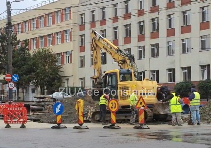 excavator rasturnat in zona baba novac trafic ingreunat pentru soferi fotovideo 670a2a1b8dbea