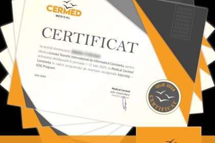 internship ichc iuliana bara managerul cermed a inmanat diplome elevilor liceului international de informatica 6704caa3d08cc