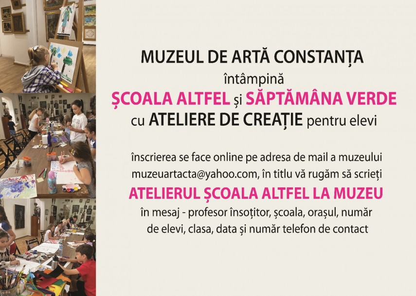 muzeul de arta constanta propune noua ateliere de creatie elevilor in perioada scoala atlfel si saptamana verde 67110897d03f7