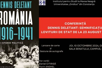 profesorul dennis deletant isi lanseaza cartea romania 1916 1941 o istorie politica la universitatea ovidius din constanta 6706792cd9bbf