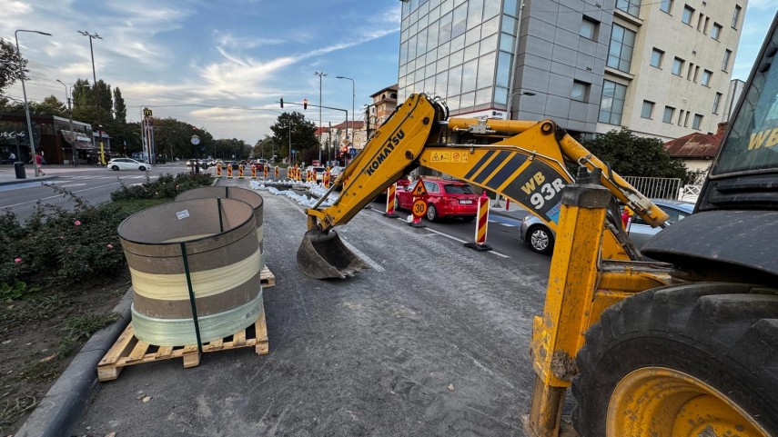 se efectueaza lucrari majore in zona intersectiei de la delfinariu din constanta 6703bf51abe8b