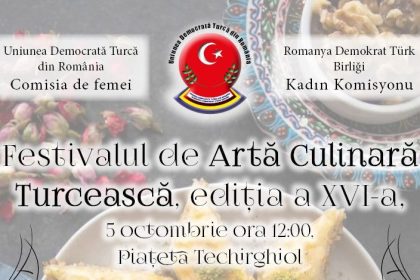 uniunea democrata turca din romania organizeaza cea de a xvi a editie a festivalului de arta culinara turceasca in piateta din techirghiol 66fd4eb044417