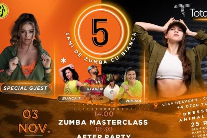 zumba constanta by total sarbatoreste cinci ani de activitate si va promite un show spectaculos cu instructori de exceptie 6721fe20ae5ef