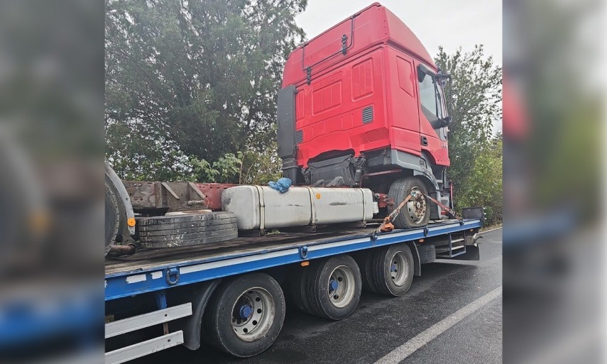 autocamion din bulgaria in stare avansata de degradare interzis la intrarea in tara la ptf vama veche 6731f1586e15c