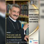 azi parintele marius mosteanu la prima conferinta gazduita de biblioteca judeteana i n roman din constanta 673af5eb64123