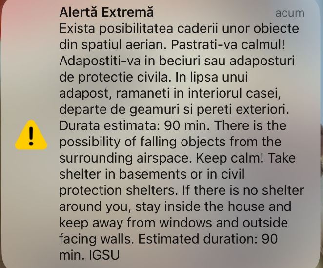 exista posibilitatea caderii unor obiecte din spatiul aerian 6727f6f79cc2e