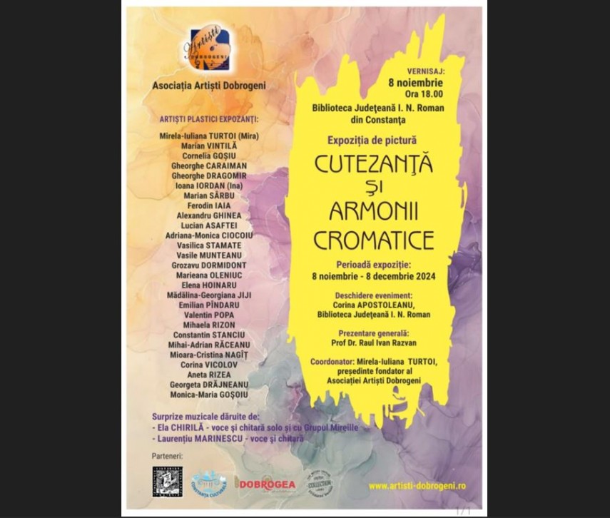 expozitia de pictura cutezanta si armonii cromatice gaduita de bilbioteca judeteana constanta 672dc152f1930