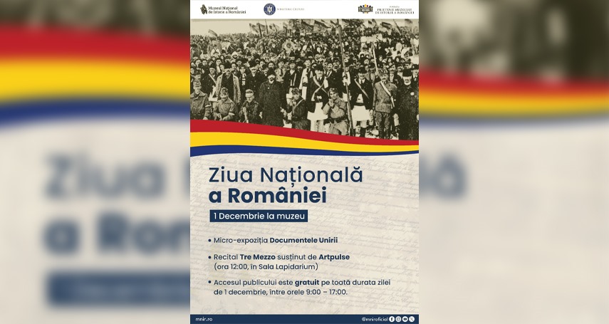 muzeul national de istorie a romaniei marcheaza ziua nationala cu o expozitie si un recital de muzica clasica 6745b37e8a3a1