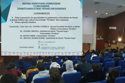 conferinta din cadrul proiectului repere identitare dobrogene 13 decembrie sarbatoarea etniei tatare din romania la universitatea ovidius constanta 6759cd785cfb5