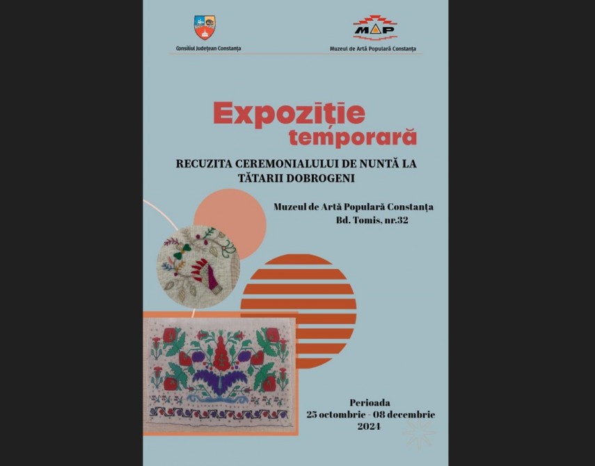 expozitia recuzita ceremonialului de nunta la tatarii dobrogeni poate fi vizitata pana pe 12 ianuarie 675564379e440