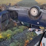 foto accident rutier la intrare in localitatea sacele o masina s a rasturnat 676515090f302