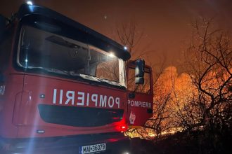 incendiu in localitatea poarta alba judetul constanta intervin mai multe echipaje de pompieri 676e444be9b6b