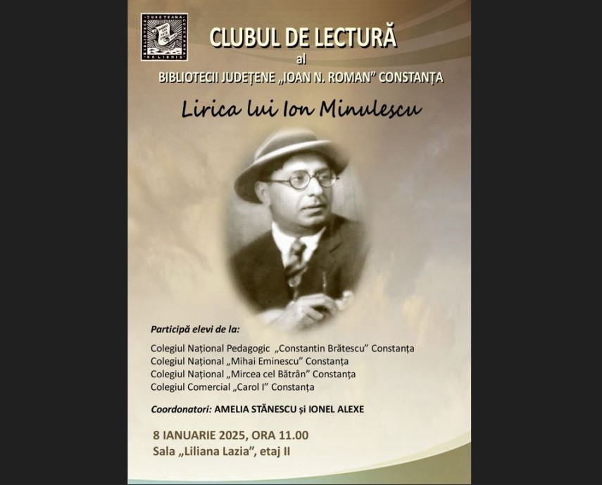 lirica lui ion minuelscu subiectul editiei a doua a clubului de lectura 676e6649af264