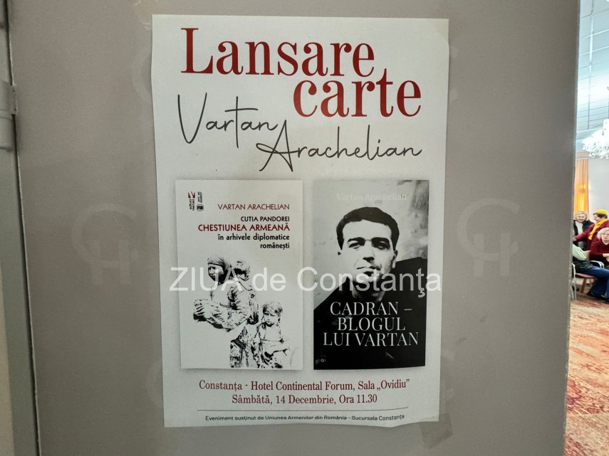 octogenarul vartan arachelian isi lanseaza doua volume la constanta foto 675d5561a7022