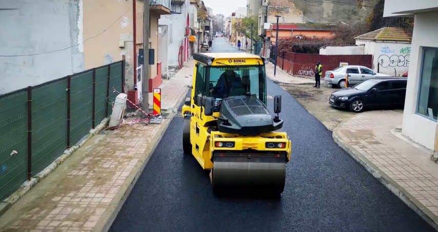 primarul chitac anunta finalizarea asfaltarii ultimului tronson al strazii cuza voda din constanta video 6750556ba304f