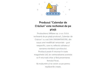 produsul calendar de craciun de la lidl este reclamat pe piata iata despre ce este vorba 6756d12e54046