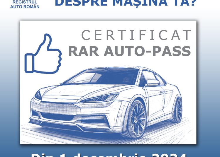 registrul auto roman emite incepand din 1 decembrie certificatul rar auto pass 674d6942c92b4