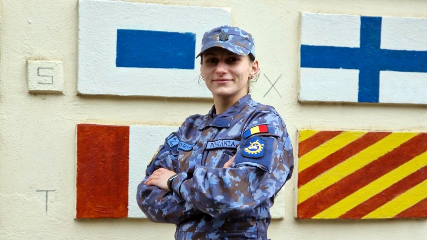 tanara din braila care imbina pasiunea pentru sport cu cariera militara in fortele navale 6754834e8e5f3