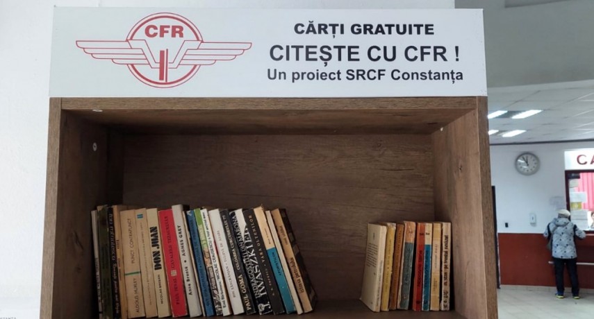 un an de la lansarea proiectulului srcf constanta biblioteca din gara citeste cu cfr foto 67555077dca18