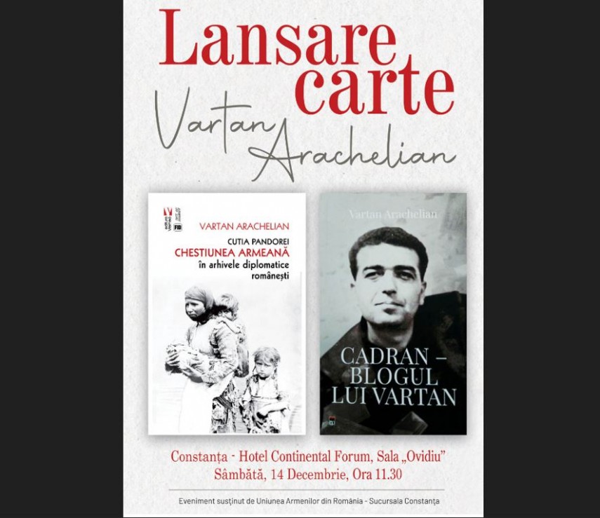 vartan arachelian lanseaza doua volume la constanta 6759a05cdaa8b