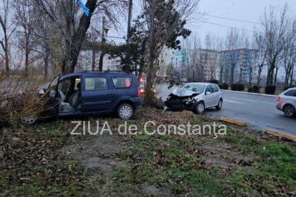 accident rutier in statiunea mamaia zona hotel caraiman doua autoturisme implicate galerie fotovideo 6783d9b87c44e