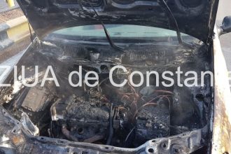 circulatie ingreunata pe autostrada a2 bucuresti constanta arde o masina 678cf0a4cbfe5