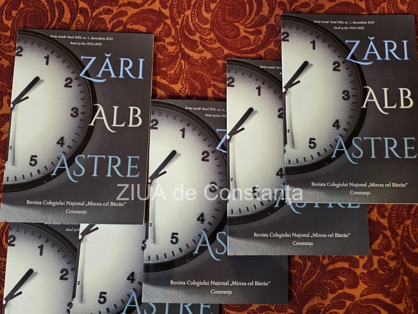 colegiul national mircea cel batran constanta lanseaza noul numar al revistei zari albastre fotovideo 678796f4eccbc